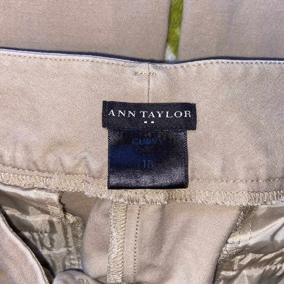 Ann Taylor Size 18 Khaki Pants - Picture 2 of 3